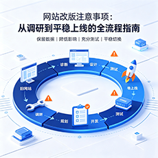 无锡建站-网站改版注意事项：从调研到平稳上线的全流程指南
