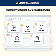 梁溪建站-网站制作新手避坑指南：5个最常见的错误与对策