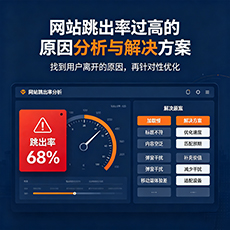 无锡建站-网站跳出率过高的原因分析与解决方案