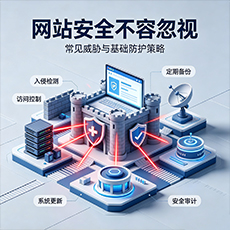 无锡建站-网站安全不容忽视:常见威胁与基础防护策略