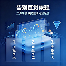 无锡建站-告别直觉依赖：三步学会数据驱动网站运营