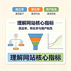 无锡建站-理解网站核心指标：跳出率、转化率与用户粘性
