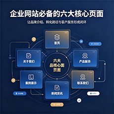 无锡建站-企业网站必备的六大核心页面