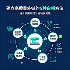 无锡建站-建立高质量外链的5种白帽方法