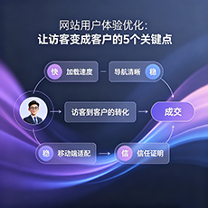 无锡建站-网站用户体验优化：让访客变成客户的5个关键点